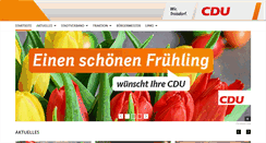 Desktop Screenshot of cdu-troisdorf.de
